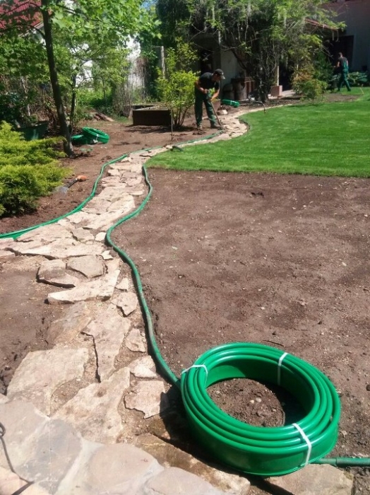 Borduri separatoare gazon, colac 10 ml