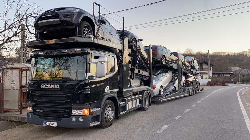 Servicii Profesionale de Transport Auto pe Platformă din Europa în România